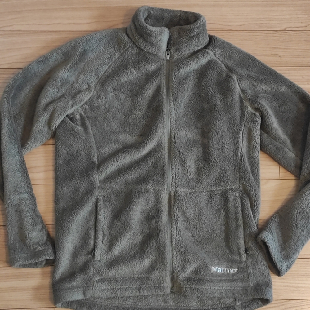 PRICE DROP! MARMOT FUZZY ZIP UP FLEECE JACKET - Picture 2 of 5